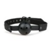 Museruola a sfera con palla in PVC - Nero