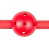 Bal knevel met PVC bal - Rood