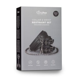 Кожено колие с белезници