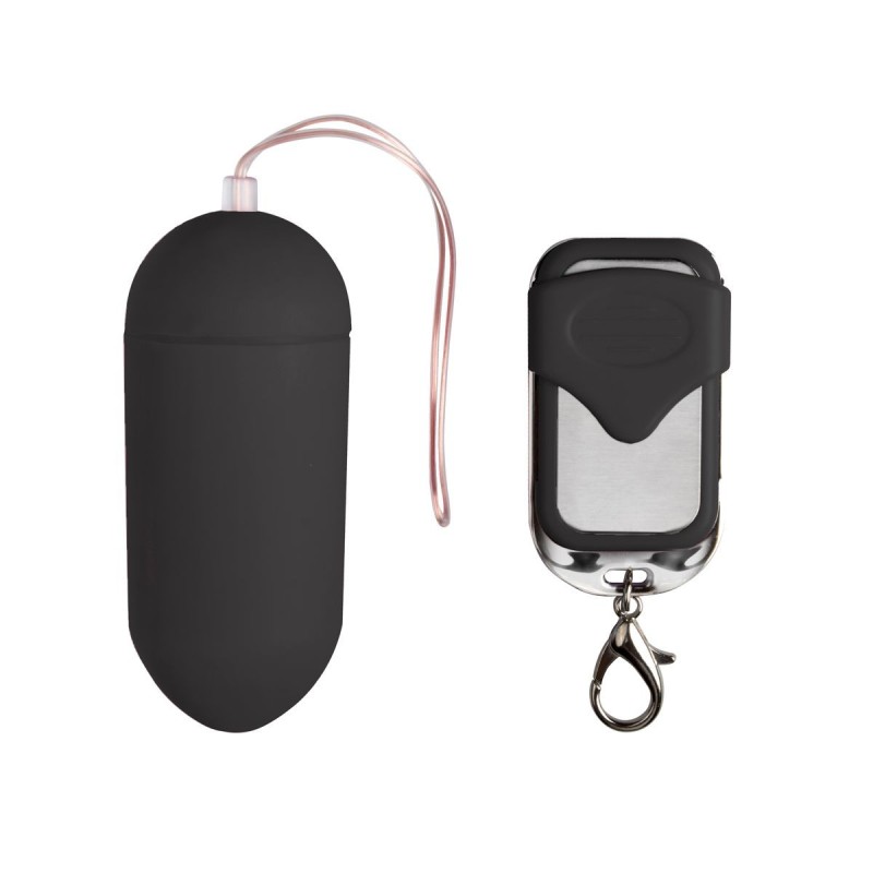 Easytoys Vibrációs Tojás - Fekete Easytoys Vibrációs Tojás - Fekete