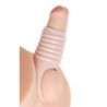 Funda realzadora de pene con textura acanalada Really Ample