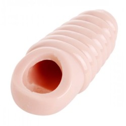 Funda realzadora de pene con textura acanalada Really Ample