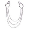 Nippelklemmen met driedubbele ketting Affix