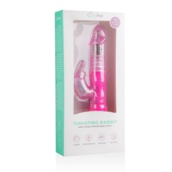 EasyToys Vibrador Conejo con Movimientos de Empuje - Rosa