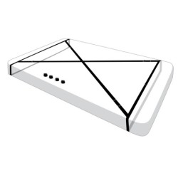 Jeu de Fixation Entrelacée pour Lit