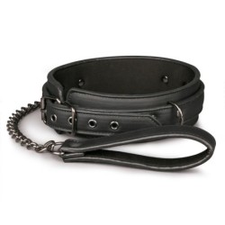 Collar fetichista con correa