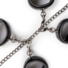 Set fetiche com coleira, tornozeleiras e algemas