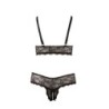 Beha en string met open kruis XL