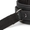 Kit de bondage com algemas, tornozeleiras e máscara para os olhos