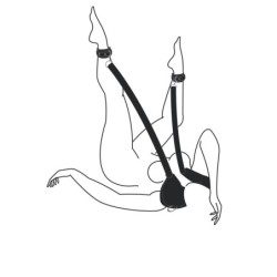 Sangle de Positionnement des Jambes avec Coussin et Chevillières