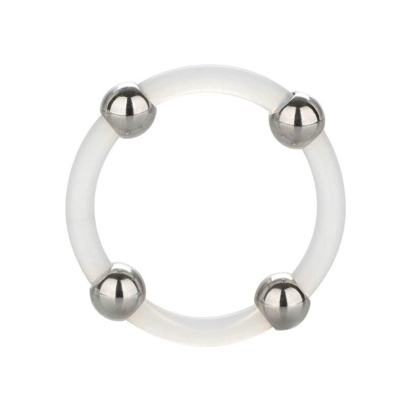 Anello in Silicone con Sfere in Acciaio Taglia L