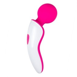 Mini Massaggiatore Wand - Rosa / Bianco