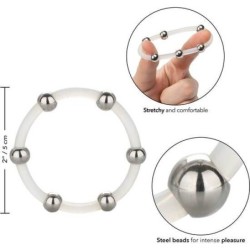 Anello in Silicone con Sfere in Acciaio Taglia Xl