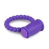 Anello per pene con vibratore - Viola