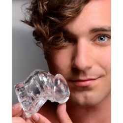 Fångad 2.0 Peniskysk av Gummi - Transparent