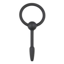 Kleine penisplug van siliconen met trekring