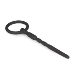 Tapón Peniano de Silicona con Anillo de Tiro