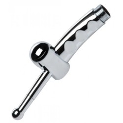 Suihkun puhdistussuutin virtauksen säätimellä