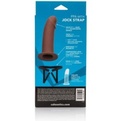 Arreio Com Dildo Oco Castanho