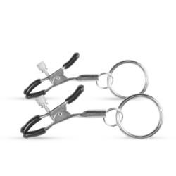 Pinzas metálicas para pezones con anillo