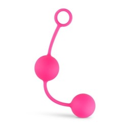 Bolas de amor com contrapeso - Rosa