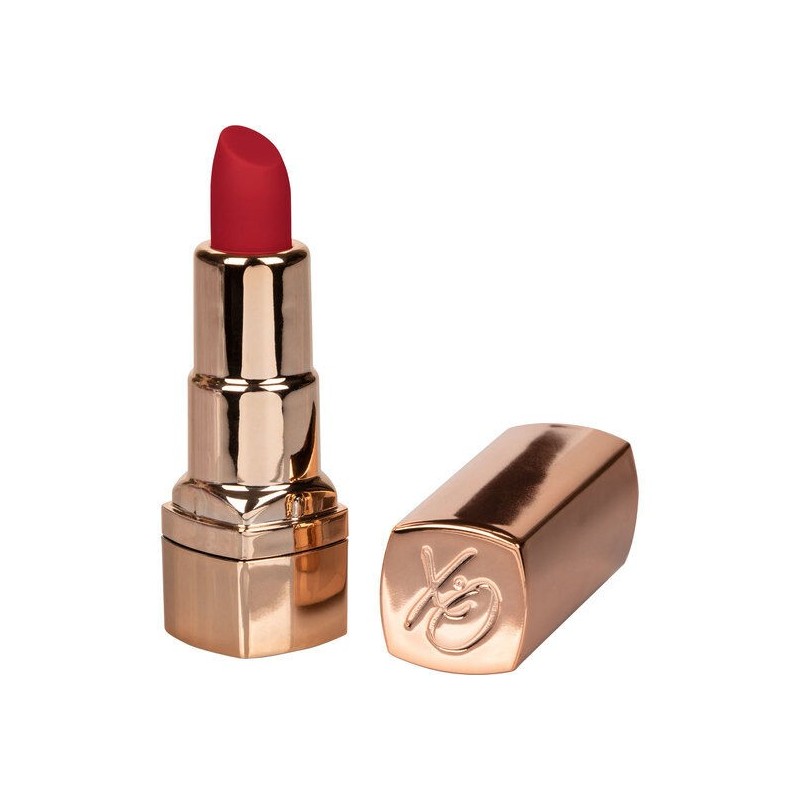 Wiederaufladbarer Lippenstift-Vibrator Hide & Play Rot