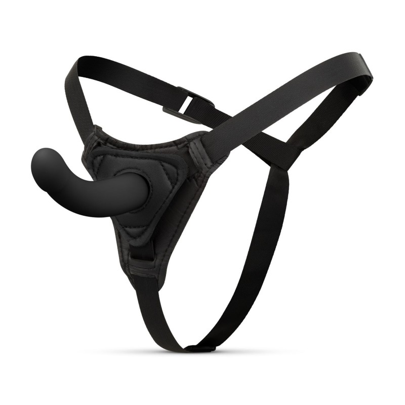 Harness with Silicone Dildo - Soft