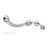 Njoy Fun Wand - Dildo pentru Punctul G/Prostată - Argint