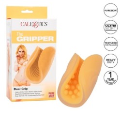 Pärlförsedd Grepp Masturbator Texturerad Orange