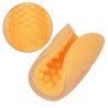 Gekorrelde Grip Getextureerde Oranje Masturbator