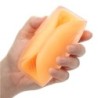 Beaded Grip Textured Masturbator Orange
