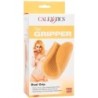 Beaded Grip Textured Masturbator Orange