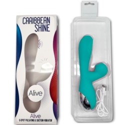 Caribbean Shine Vibratore & Aspiratore Blu