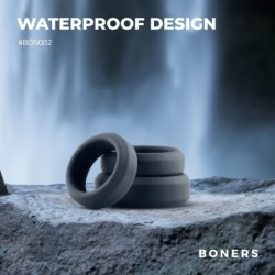 3-pack Boners penisringar (platta ringar)