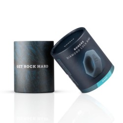 Boners Diamond Cock Ring - Grey