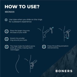 Anell per al penis i tensor de testicles Gris