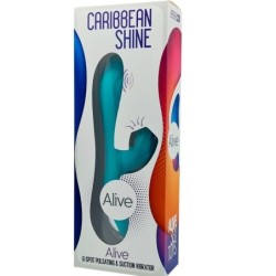 Caribbean Shine Vibrator & Zuiger Blauw