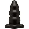 Plug Anal Triple Ondulació - Gran - Negre