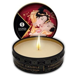 Shunga - Świeca do masażu Truskawkowa Rozkosz/Romance 30 ml