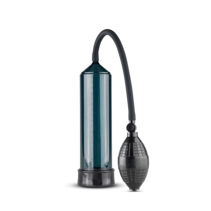Pompe à pénis avec poire de serrage - Noir