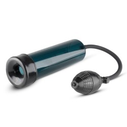 Pompe à pénis avec poire de serrage - Noir