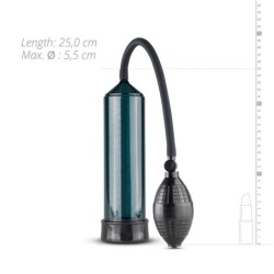 Pompă pentru penis cu bilă de strângere - Negru