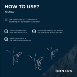 Boners Open Cocksling - Kolminkertainen Penisrengas