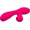 Karību spīduma vibrators un sūcējs fuksijas krāsā