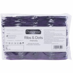 Preservativos Pasante com nervuras e pontos Intensity 144 unidades