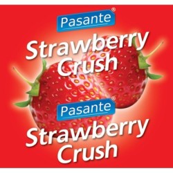 Preservativos com sabor a morango Pasante 144 unidades