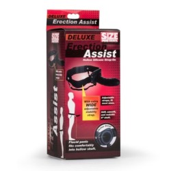 Aide à l'érection Sangle en silicone creuse pour attacher Size Matters