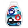 Pack de 3 anéis penianos elásticos
