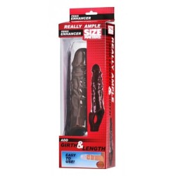 Penis Booster Sleeve Really Ample - Brun