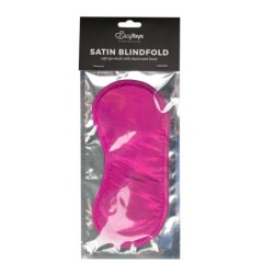 Ögonmask i rosa satin